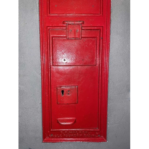 957 - ± Britain in the Blitz Victorian Cast Iron Letter Box A Victorian cast iron wall mounted Letter Box ... 