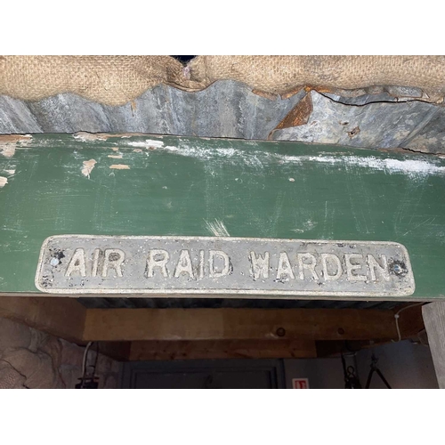 960 - ± Britain in the Blitz 4 WWII Air Raid Warden Signs 4 WWII Air Raid Warden Signs. They are; pressed ... 