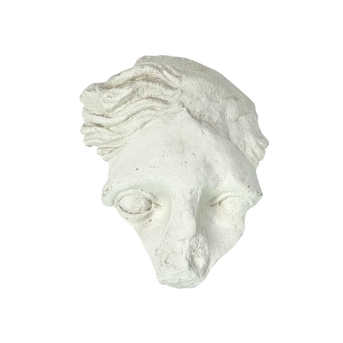 48 - Peter HONE (b.1941) A plaster cast of a fragment of a classical mask, height 25cm, width 18cm (irreg... 