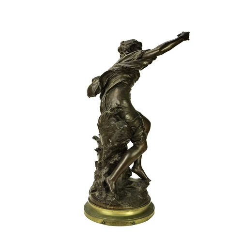 8 - Mathurin Moreau, a bronze figure titled 'Fontaine de Jouvence' Second half 19th century, the figure ... 