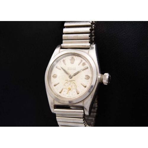 1041 - ROLEX - A 1930's Oyster Chronometer stainless steel gentleman's manual wind wristwatch. Circa 1939, ... 