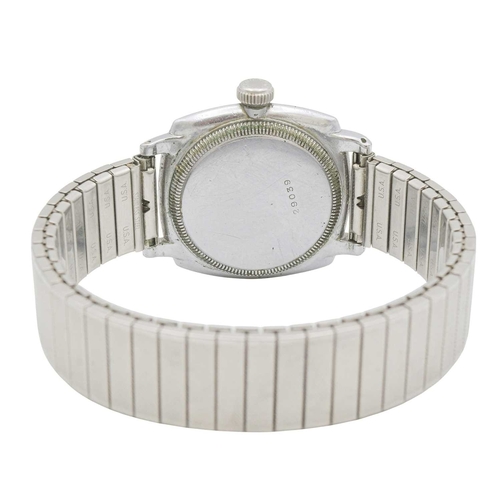 1050 - OYSTER UNICORN - A 1920's stainless steel cushion cased gentleman's manual wind wristwatch. The sign... 