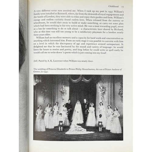 148 - (Signed) William of Gloucester. Pioneer Prince A signed b+w photograph used as frontispiece Pasted o... 
