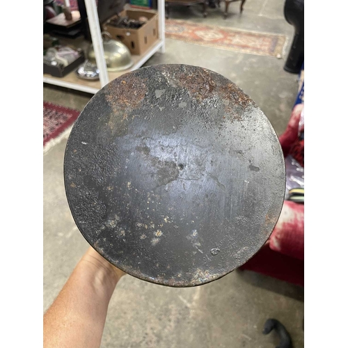 12 - A painted toleware tobaccanist's canister. 'Ogden's Coconut', 5, height 24cm. In our opinion this ca... 