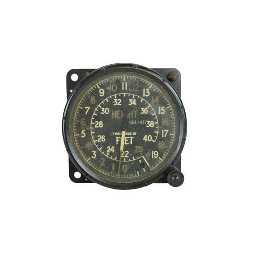 2 - A WWII Air Ministry Air Speed Indicator. Stamped Mk IV E No 5237/42 and Ref No 6A/583, together with... 