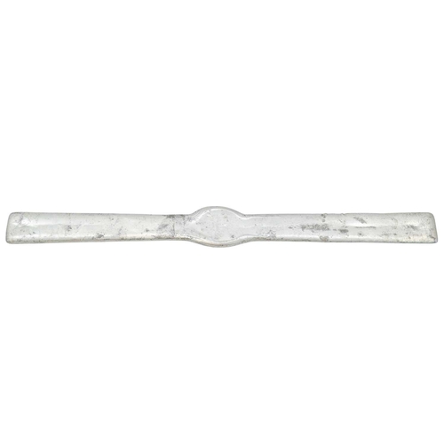 212 - A Bolitho & Sons Penzance tin ingot Length 35.5cm, 1lb in weight, rumoured to have been recovered fr... 
