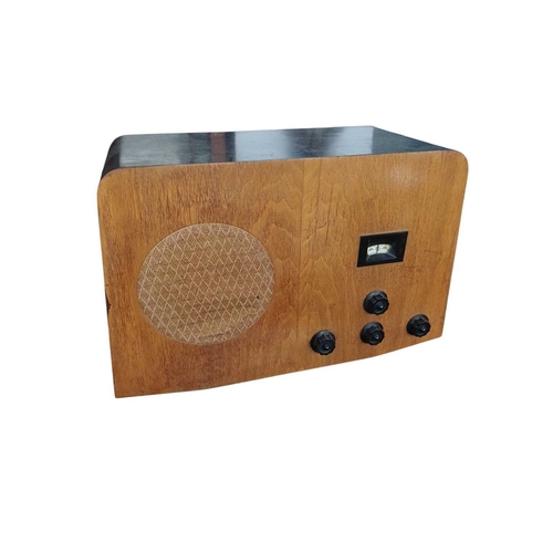 45 - Two Murphy wireless's, B23 and A30. The first in a matt veneered walnut case, designed by R.D. Russe... 