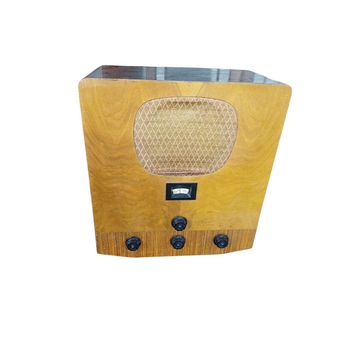 45 - Two Murphy wireless's, B23 and A30. The first in a matt veneered walnut case, designed by R.D. Russe... 