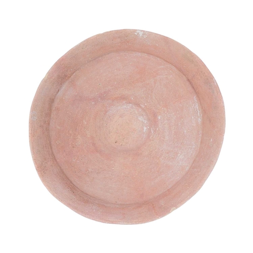 47 - A Near Eastern Trans-Jordan large terracotta bowl. Bronze Age, circa 3000-2700 BC, with a broad rim,... 