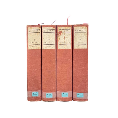 150 - (Egyptology) Gaston Maspero History of Eygpt, Chaldea, Syria, Babylonia and Assyria Twelve volumes (... 