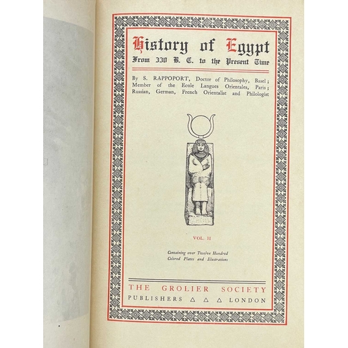 150 - (Egyptology) Gaston Maspero History of Eygpt, Chaldea, Syria, Babylonia and Assyria Twelve volumes (... 