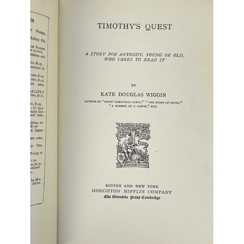 (Signed Authors Presentation Copy) Kate Douglas Wiggin The Old Peabody ...