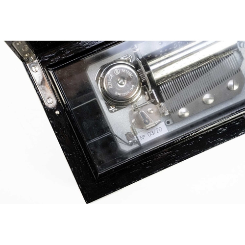 1 - A Reuge for Mappin & Webb music box. Late 20th century, playing Canon (3 parts), limited edition, No... 