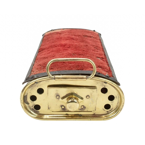 100 - A late 19th/early 20th century carriage/ early automobile foot warmer. Anodised tin with original ca... 