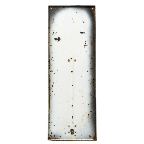 13 - An enamel Duckham's Motor Oil sign. For Q 20-50 motor oil, missing the thermometer, bright yellow gr... 