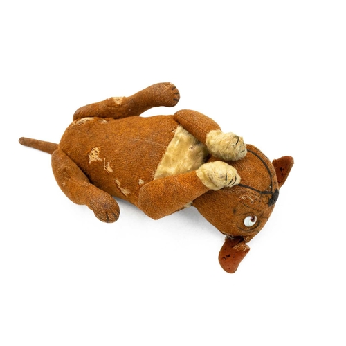 152 - Attributed to Steiff - a 'Tige' bulldog soft toy. Early 20th century, featuring a swivel head, glass... 