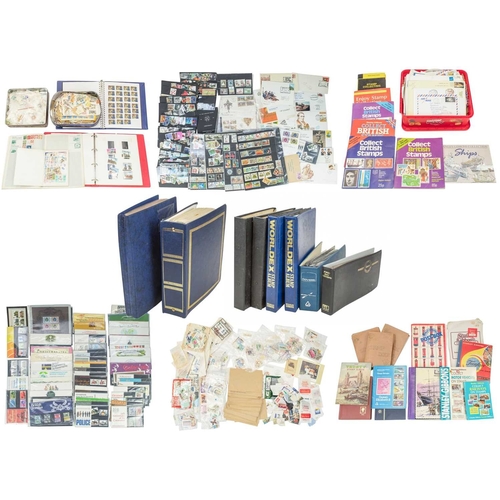 153 - GB and World Stamps. A large quantity of GB and world stamps, in albums and loose, plus First Day Co... 