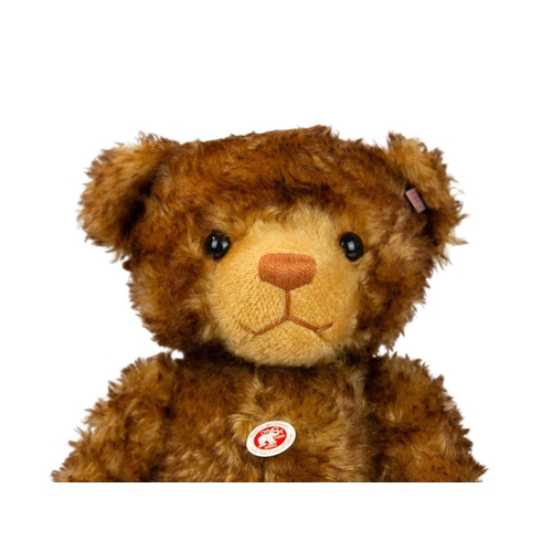 163 - Steiff limited edition Little Tom bear. Boxed with certificates, numbered 347/750, covering brown-ti... 