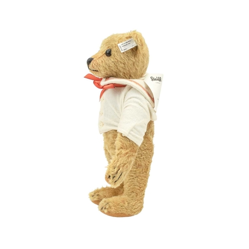 179 - Steiff limited edition Archie 1908 replica bear. Boxed with certificate and original purchase receip... 