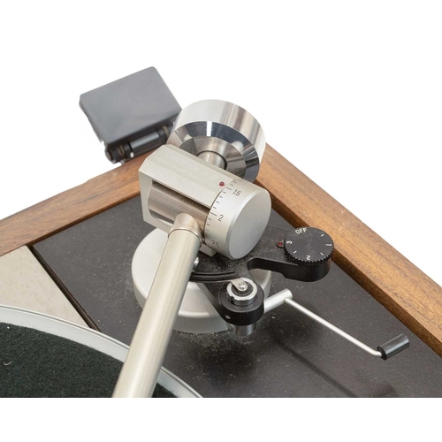 191 - A Linn Sondek LP12 turntable. Walnut base, with perspex lid, height 17cm, width 44cm, depth 35cm. Th... 