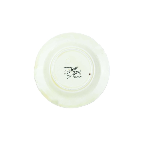 226 - A Clarice Cliff Orange Lily pattern ashtray. Circa 1928, printed Fantasque mark, diameter 11.5cm, to... 