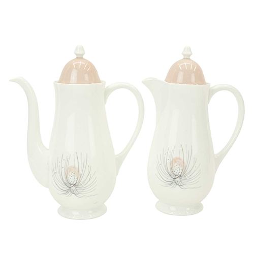 227 - A collection of Susie Cooper ceramics. In various patterns, including 'One O'Clocks', 'Whispering Gr... 