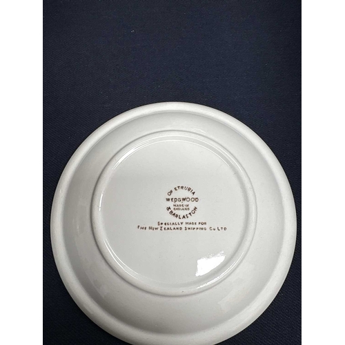 242 - Wedgwood Edward Bawden tea ware specially made for the New Zealand Shipping Co. Comprising nine sauc... 