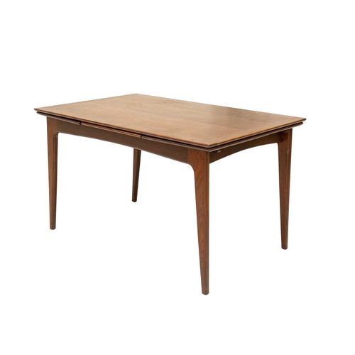 259 - A mid-century teak dining table and six chairs. Circa 1964, Volnay, designed by John Herbert for A. ... 