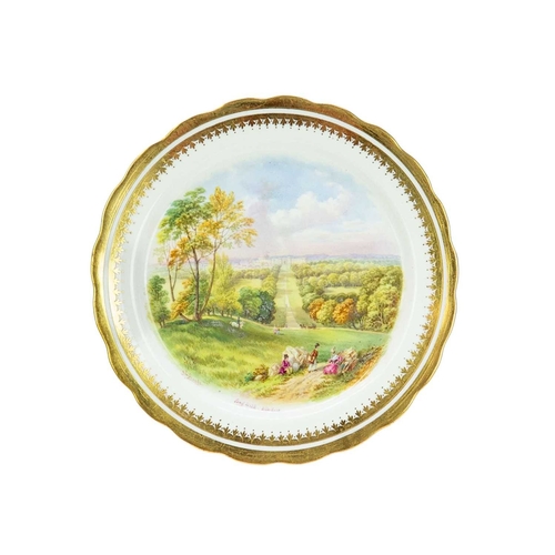 293 - A pair of Spode side plates. Early 19th century, with painted Japan borders, pattern number 1009, di... 