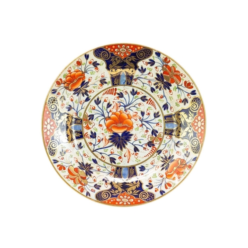 293 - A pair of Spode side plates. Early 19th century, with painted Japan borders, pattern number 1009, di... 