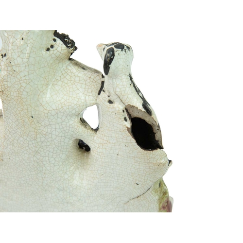 334 - A Staffordshire 'Sir George Brown' figure. Mid 19th century, depicted on horseback, height 23cm, wit... 