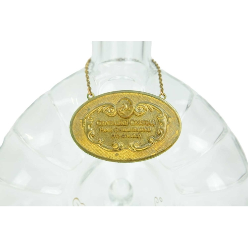 338 - A Baccarat crystal for Remy Martin decanter. 0.7l, with stopper, marked to the base and numbered 579... 