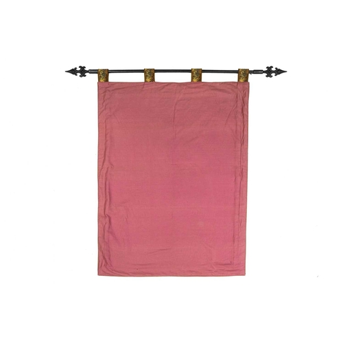 554 - A French tapestry wall hanging. 20th century, featuring a couple in a pastoral scene, 106 x 80cm, wi... 