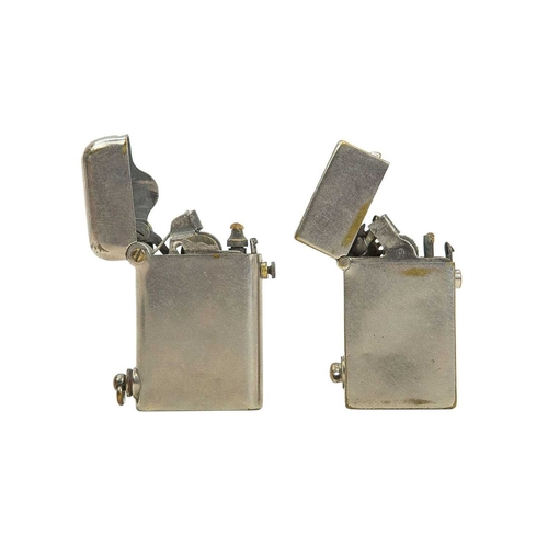 56 - A Richard Kohn Imperator lighter. In a plated case, stamped initials and Austria, together with a Th... 