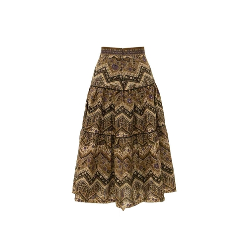 565 - Anna Belinda of Oxford. Two skirts, both circa 1970, one in Liberty 'Hera' pattern printed cotton, w... 