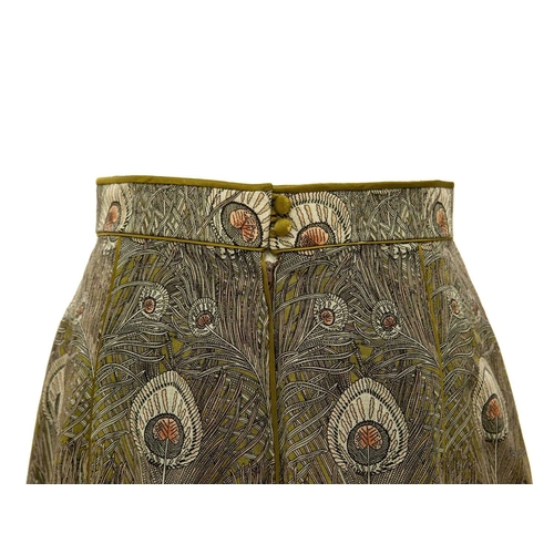 565 - Anna Belinda of Oxford. Two skirts, both circa 1970, one in Liberty 'Hera' pattern printed cotton, w... 