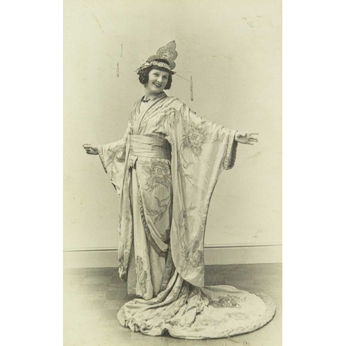 573 - Five vintage actress photographs. All in black and white of Margaret Gibbons, one as Virginia, one f... 