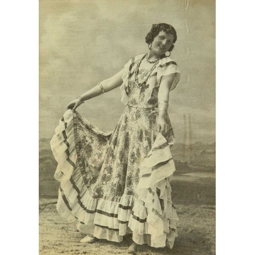 573 - Five vintage actress photographs. All in black and white of Margaret Gibbons, one as Virginia, one f... 