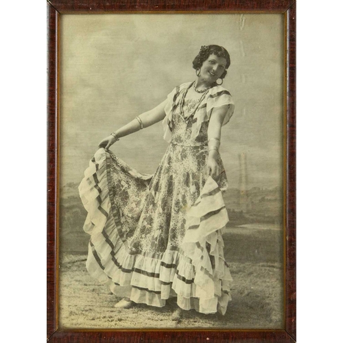 573 - Five vintage actress photographs. All in black and white of Margaret Gibbons, one as Virginia, one f... 