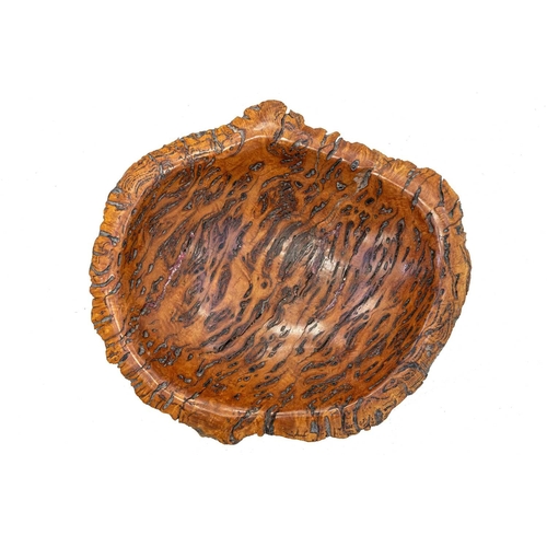 58 - A Tasmanian blue gum (Eucalyptus Globulus) wood bowl. Of naturalistic form, maximum width 44cm.