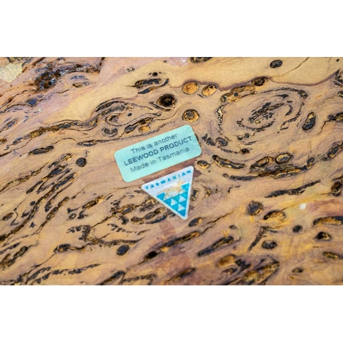 58 - A Tasmanian blue gum (Eucalyptus Globulus) wood bowl. Of naturalistic form, maximum width 44cm.