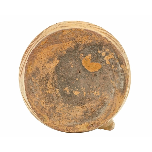 637 - A West Country documentary jug, probably Barnstaple. Dated 1838, and incised George Coliver, Newquay... 