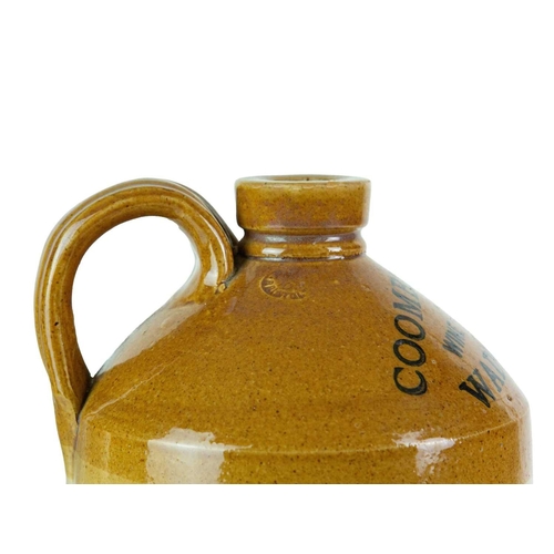 676 - Local interest. Wadebridge and Bodmin stoneware flagons. A 'Coombes & Son Wine Merchant Wadebridge' ... 