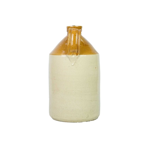 681 - Three Redruth stoneware flagons. Two for Redruth Brewery Co Ltd, height 40cm and smaller, numbered 1... 