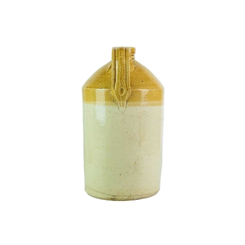 748 - Local interest. Three Launceston stoneware flagons. A 'Francis & Son Wine & Spirit Merchants' flagon... 