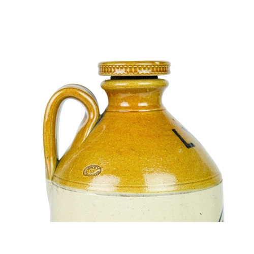 753 - Stoneware Flagons - Ginger Beer. Five ginger beer receptacles comprising 'Pike, Spicer & Co. Limited... 