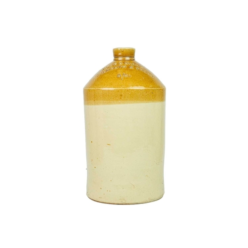 758 - Five W & EC Carne stoneware flagons. Of Falmouth and Truro, various sizes ranging from 40cm-25cm, ma... 