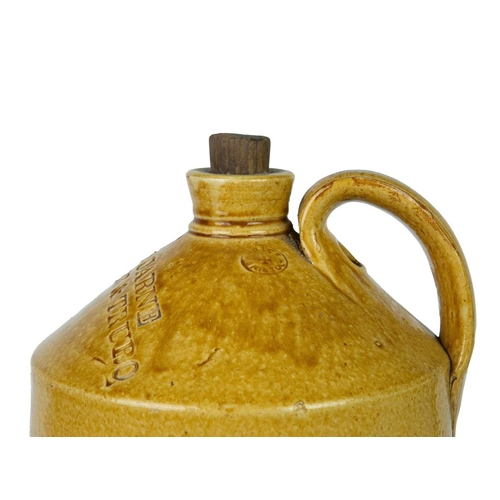 758 - Five W & EC Carne stoneware flagons. Of Falmouth and Truro, various sizes ranging from 40cm-25cm, ma... 