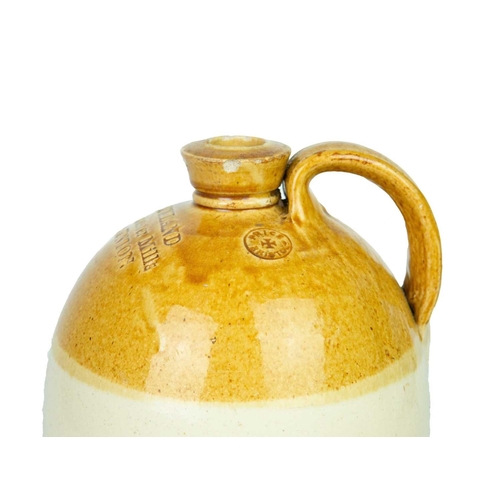 801 - Two stoneware flagons. Buckland Pitminster Mills Taunton, impressed Price Bristol mark, height 30cm,... 