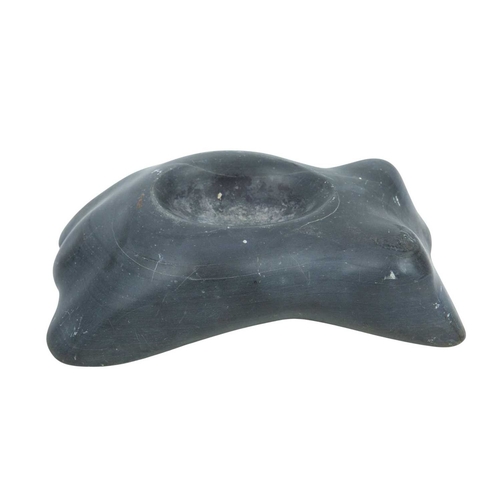 807 - A bronzed plaster maquette. Mid century, an abstract mother and child group, length 20cm, together w... 